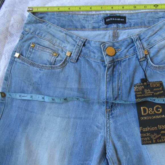 Dolce&Gabbana Women`s Blue Jeans Pants Size 32 - Picture 6 of 7